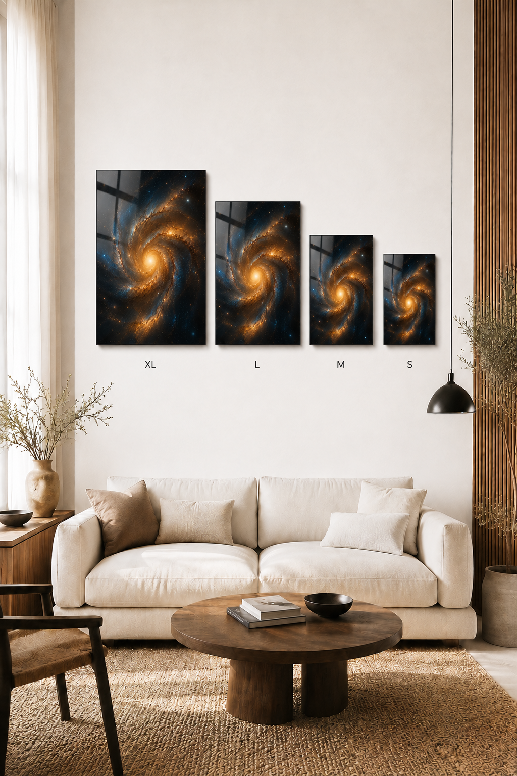 Golden Spiral: Majestic Galaxy