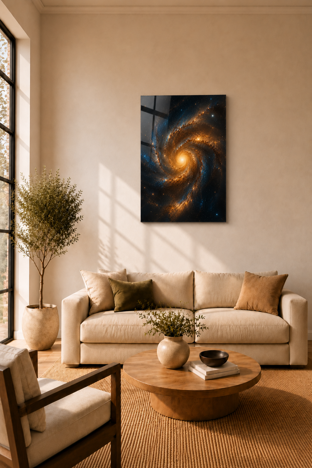 Golden Spiral: Majestic Galaxy