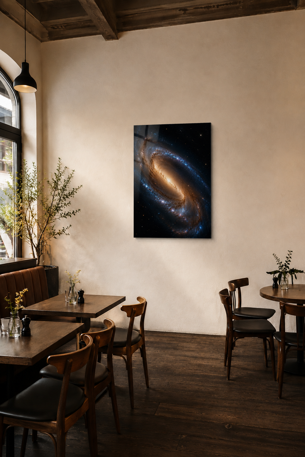 Celestial Bar: Barred Spiral Galaxy