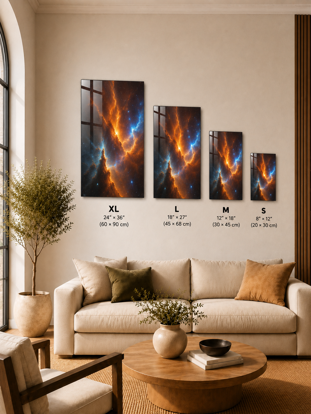 Cosmic Fire: Vibrant Nebula