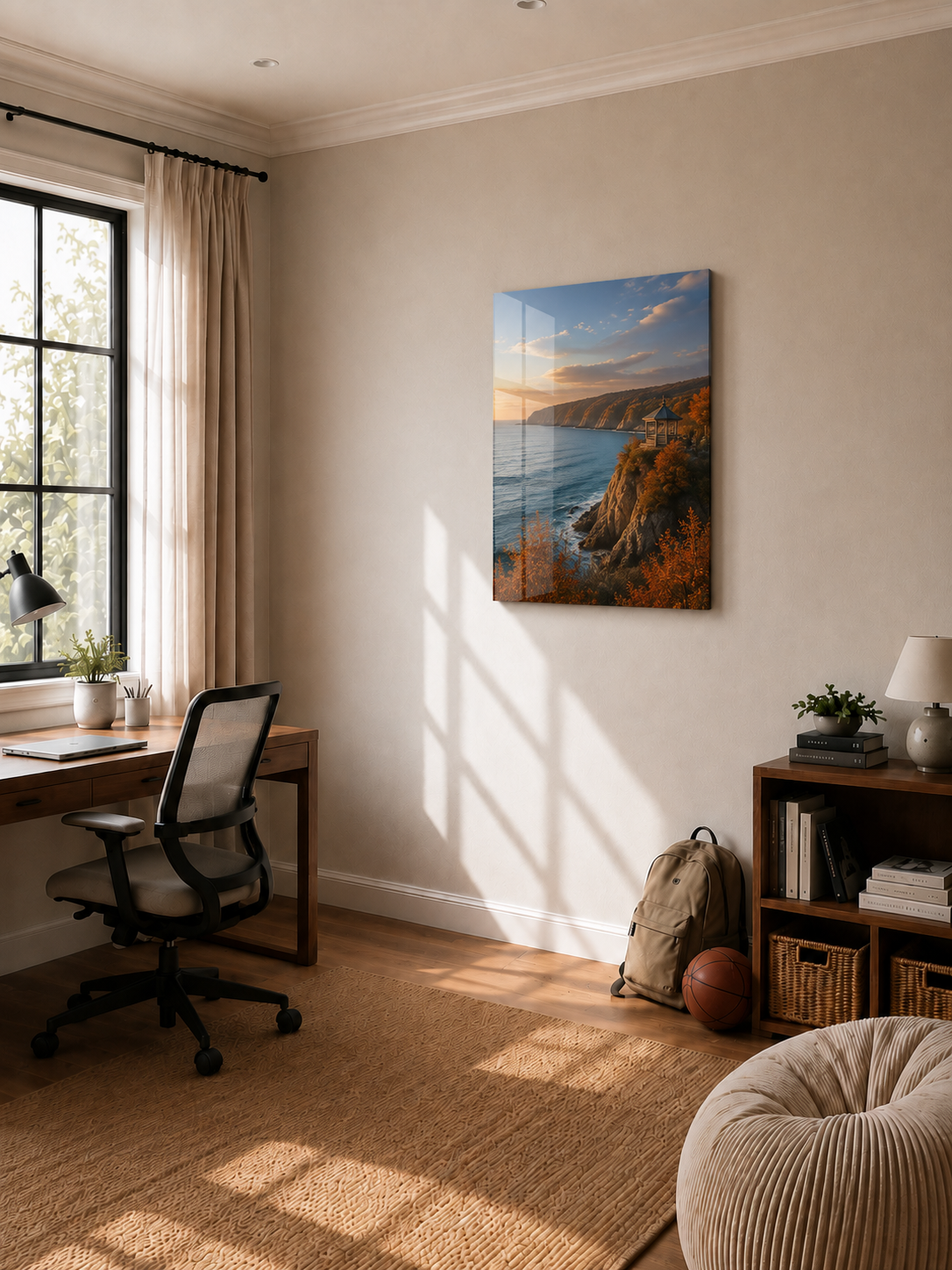 Autumn Gazebo: Coastal Cliff
