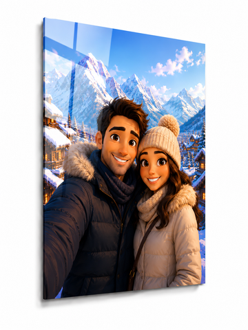 Custom Winter Couple Portrait