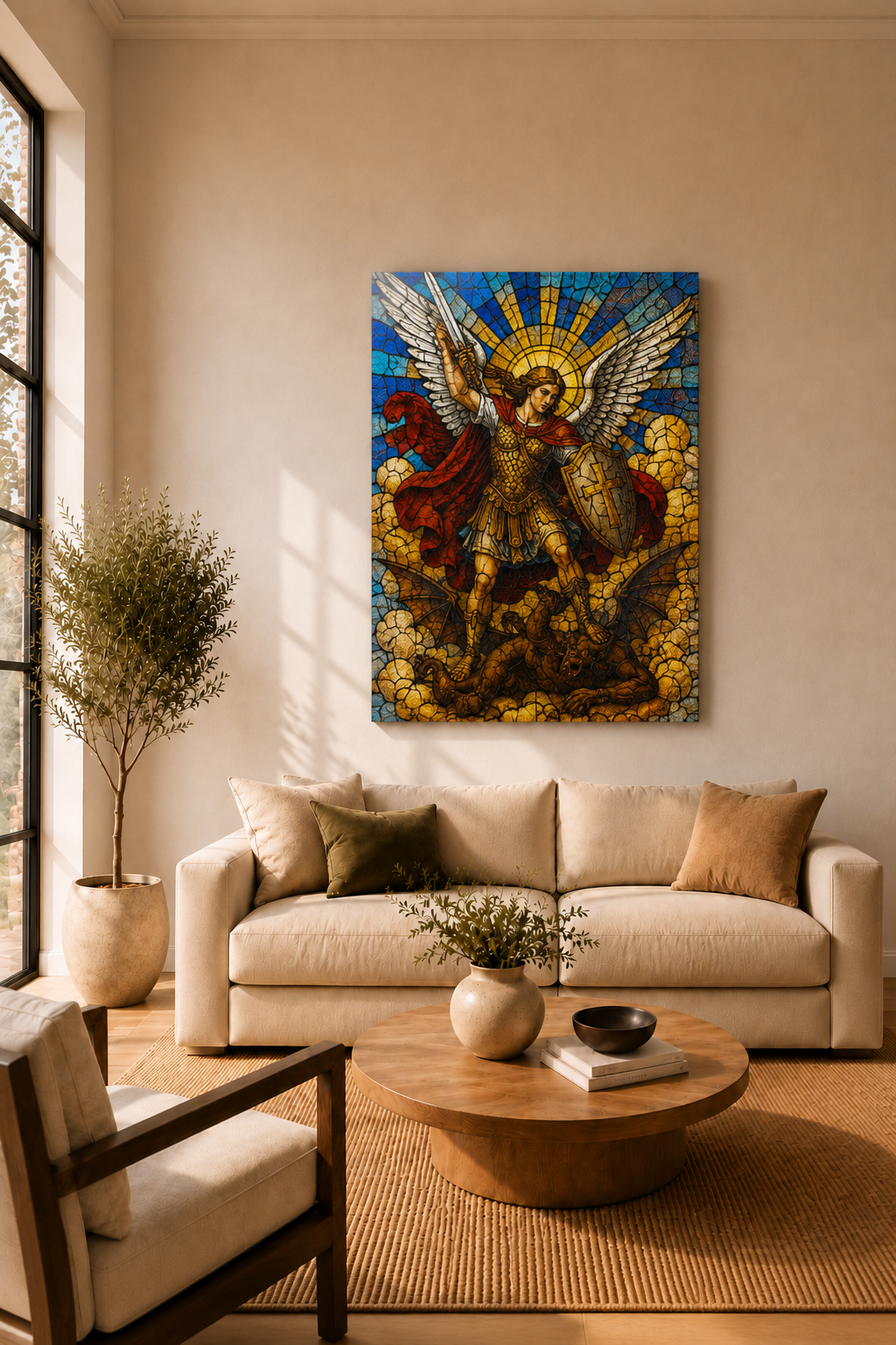 Archangel Michael Stained Glass
