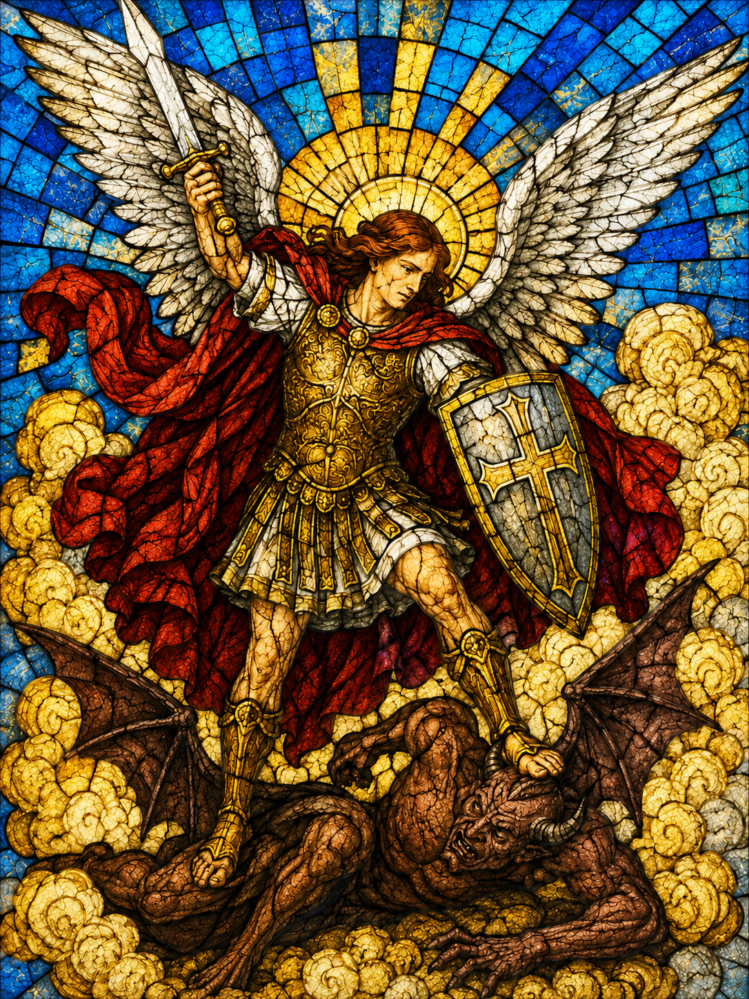 Archangel Michael Stained Glass