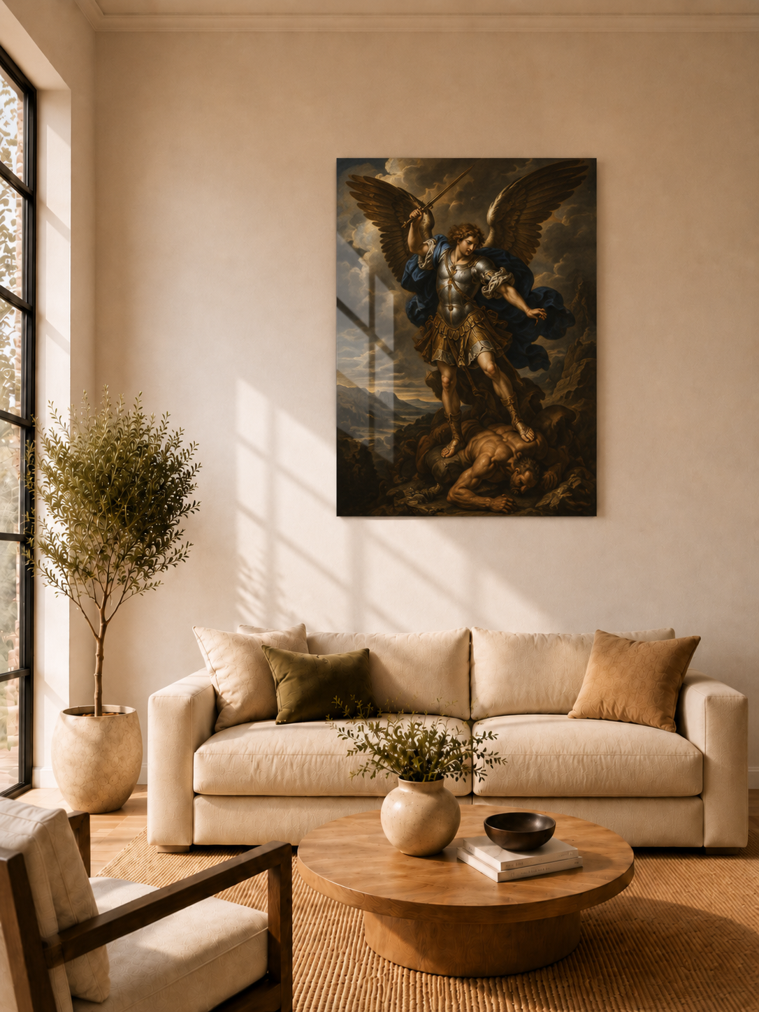 Archangel Michael Defeating Satan