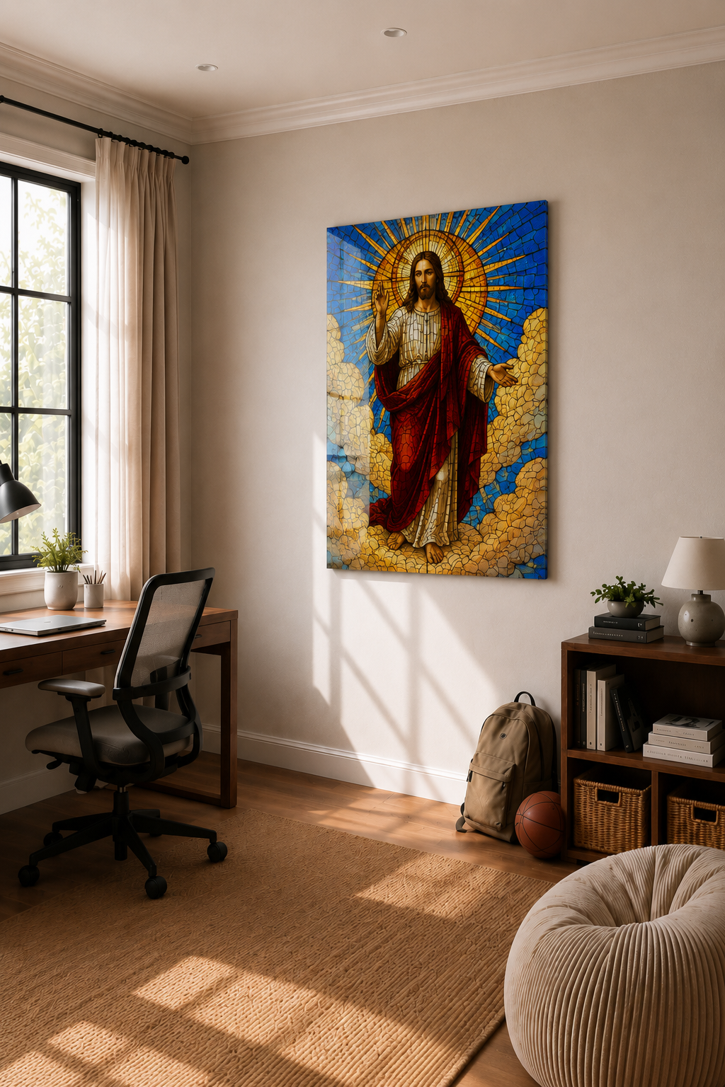 Jesus Christ Stained Glass