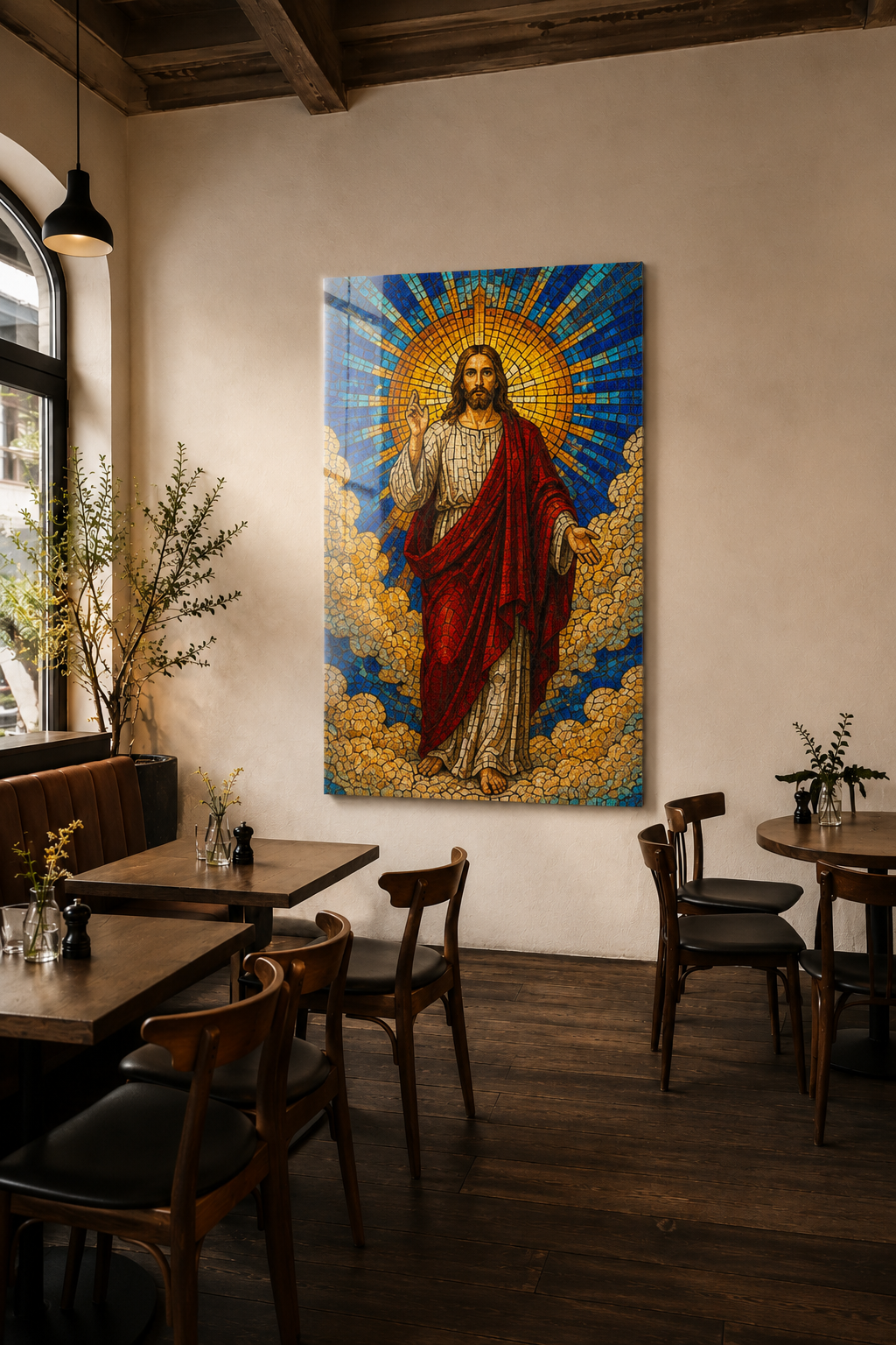 Jesus Christ Stained Glass