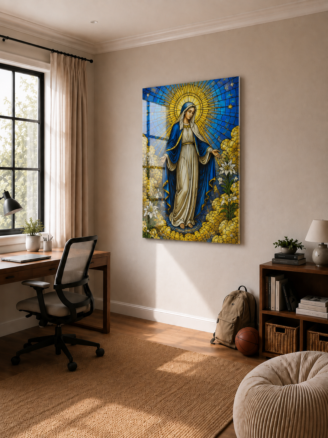 Virgin Mary Stained Glass