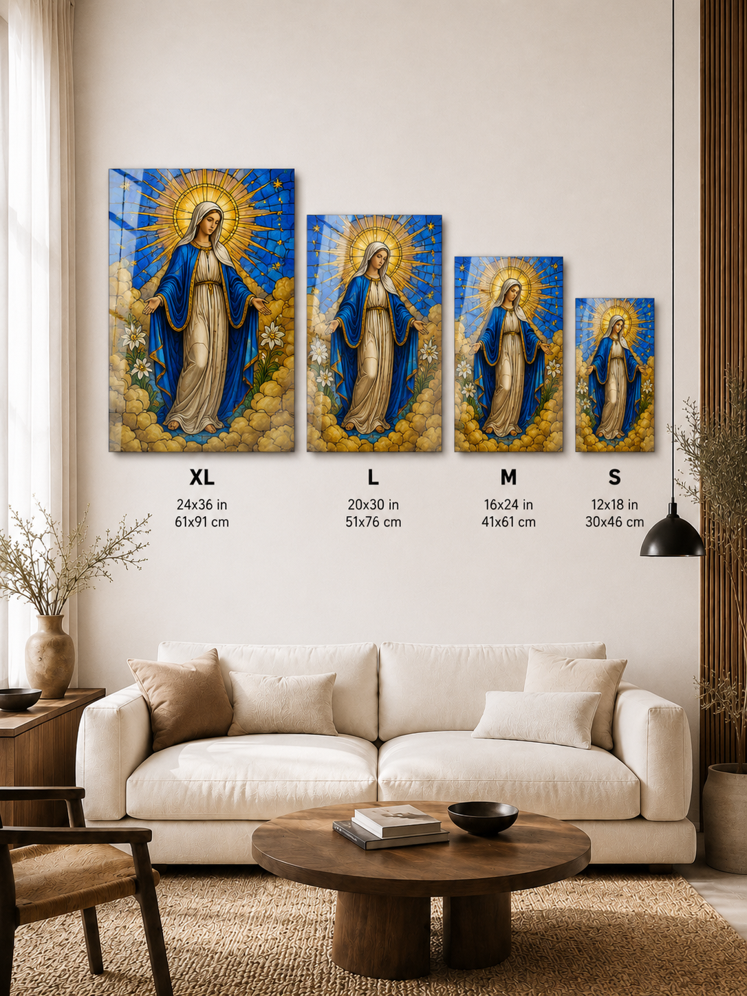 Virgin Mary Stained Glass