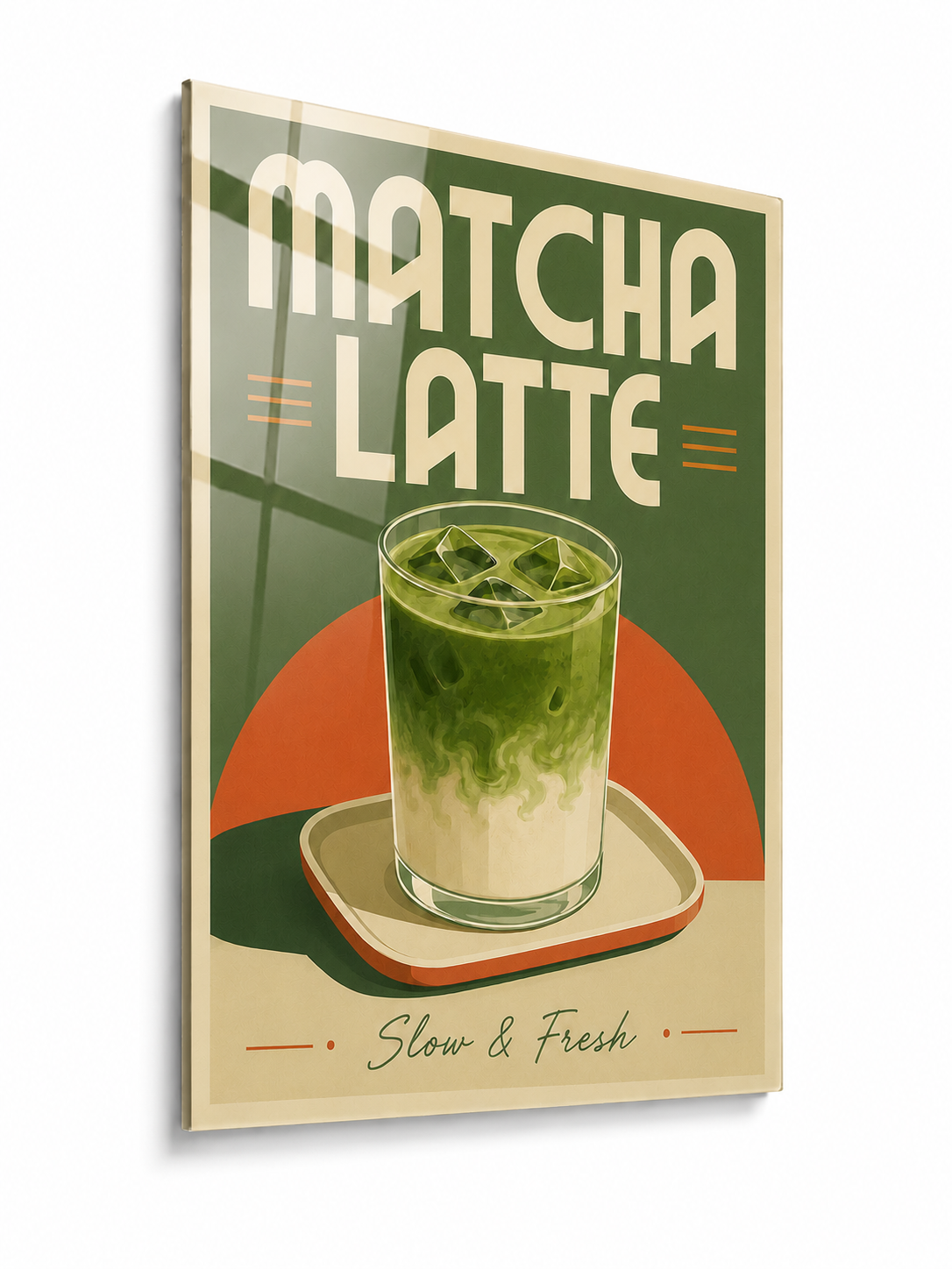 Vintage Matcha Latte