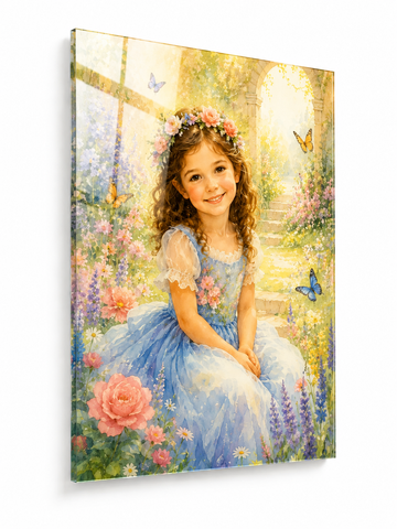 Custom Secret Garden Kids Portrait