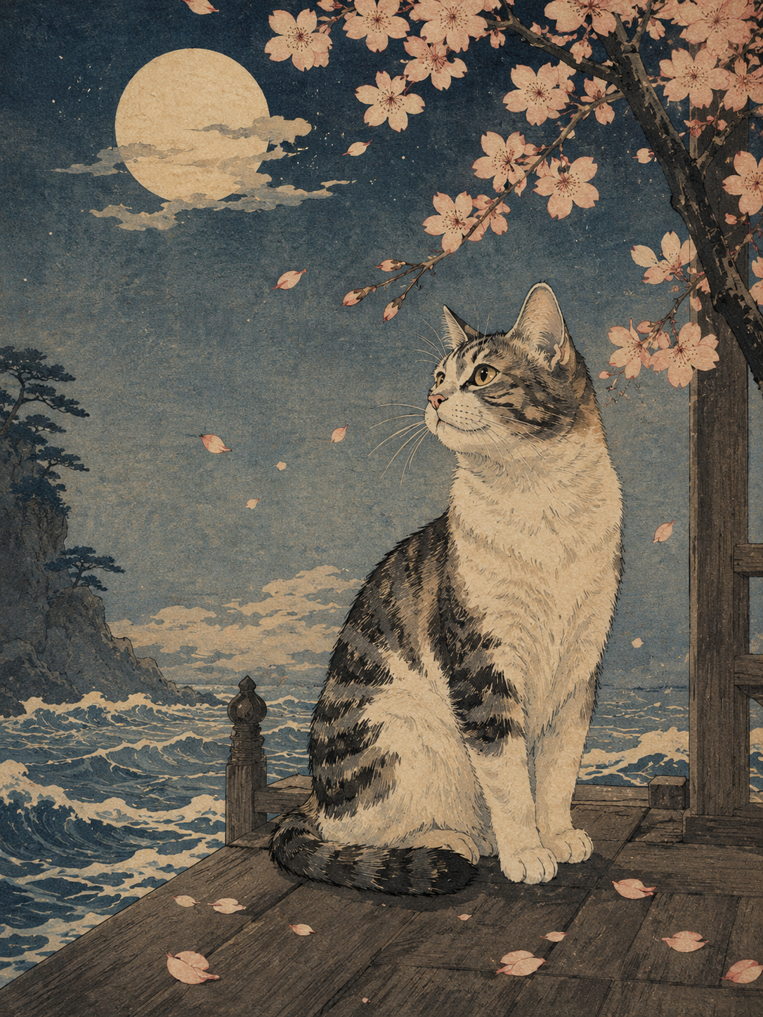 Vintage Japanese Cat