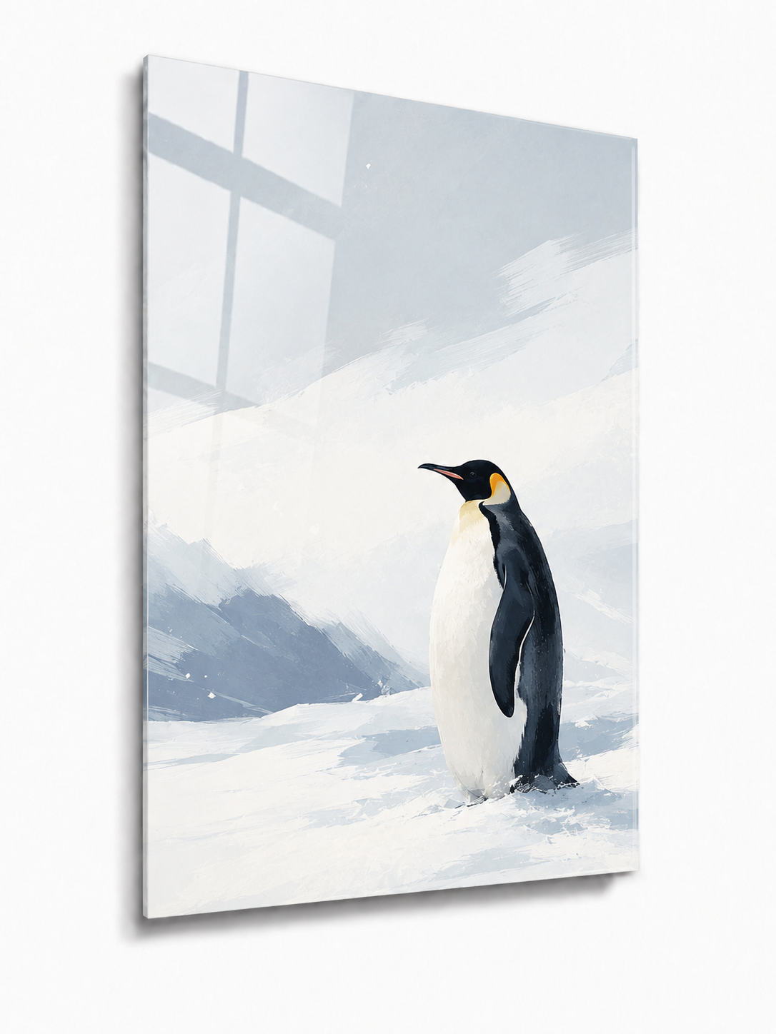 Minimalist Emperor Penguin