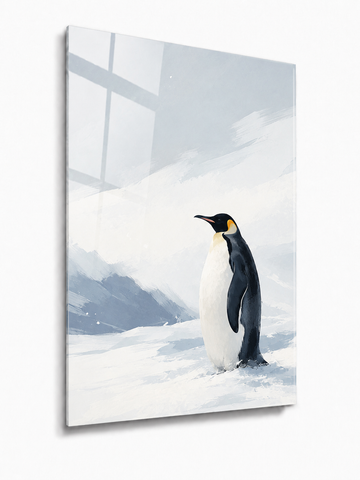 Minimalist Emperor Penguin