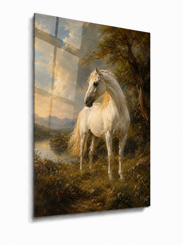 Majestic White Horse