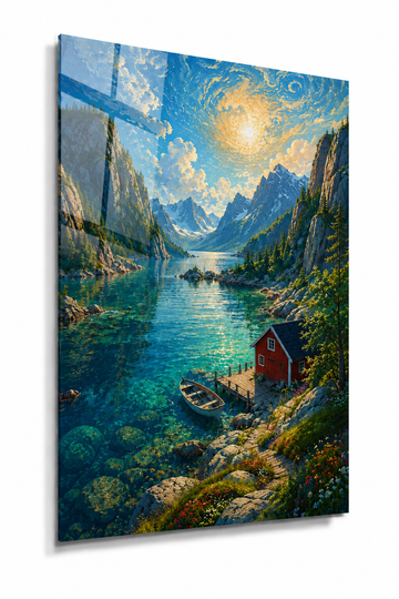 Nordic Fjord: Alpine Lake