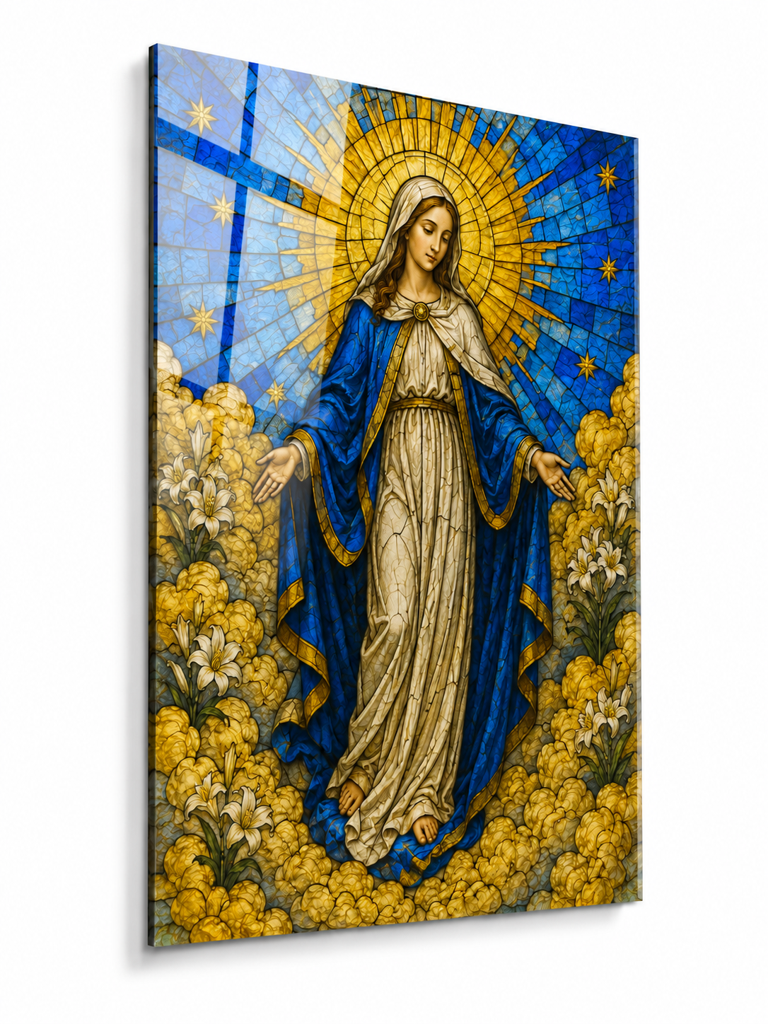 Virgin Mary Stained Glass