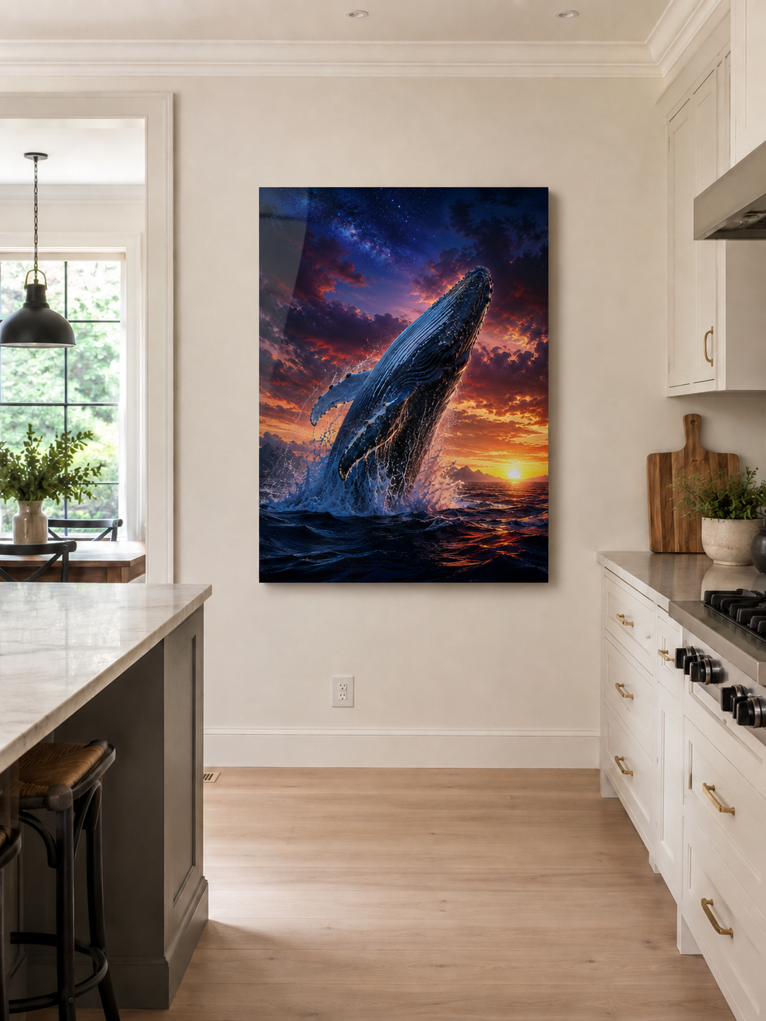 Breaching Whale