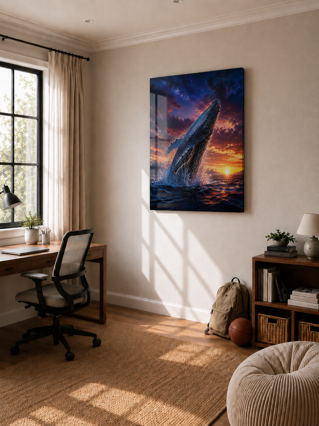 Breaching Whale