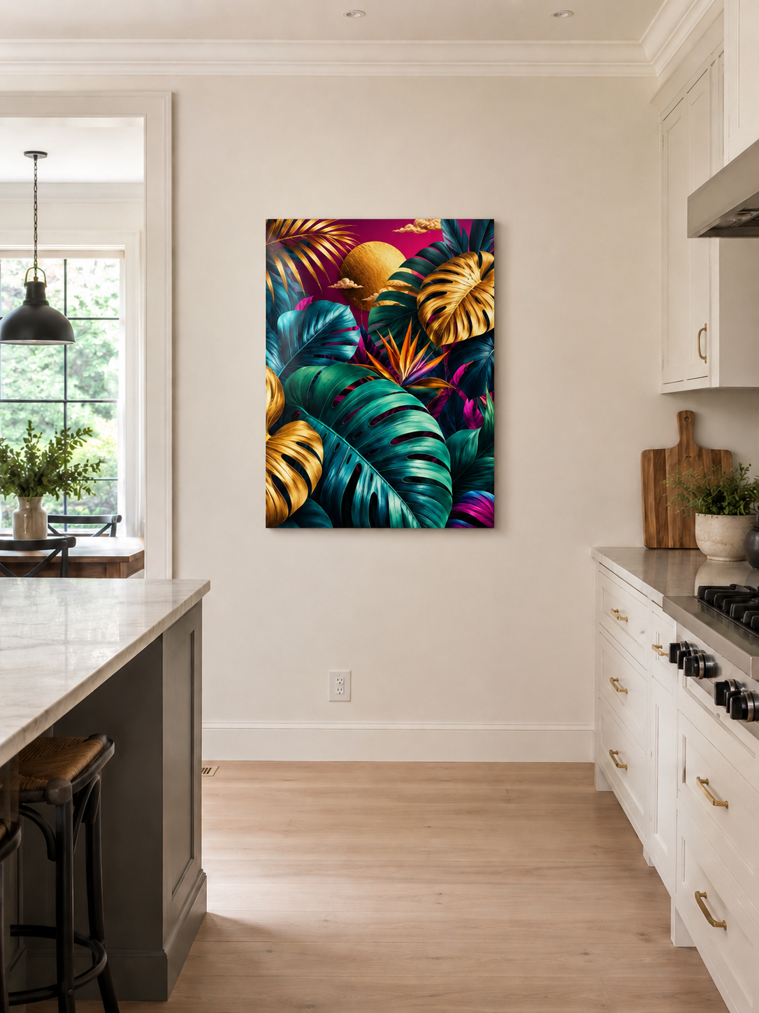 Gold Monstera Tropical