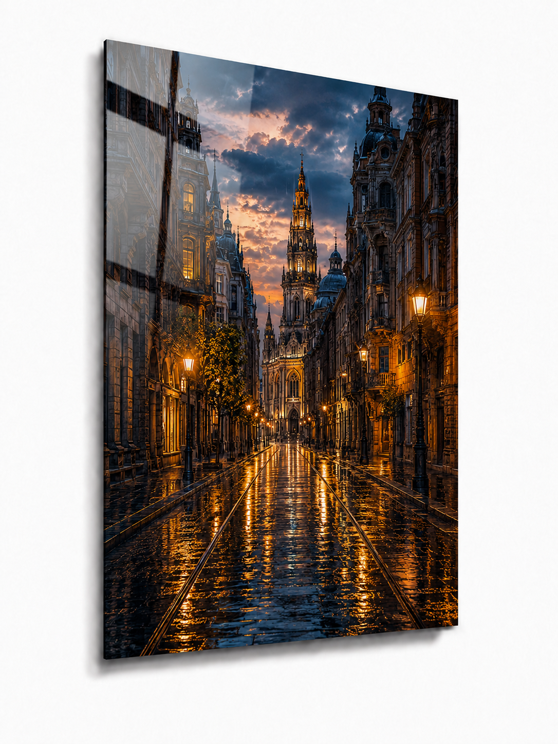 Vintage European Old Town