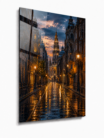 Vintage European Old Town