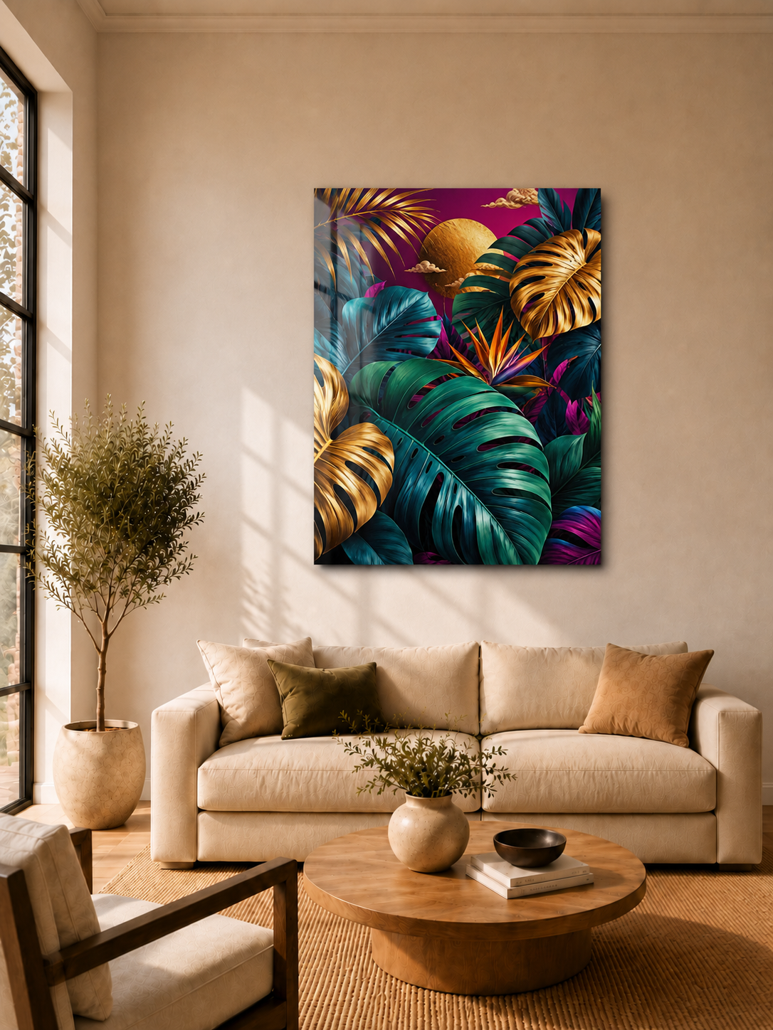 Gold Monstera Tropical