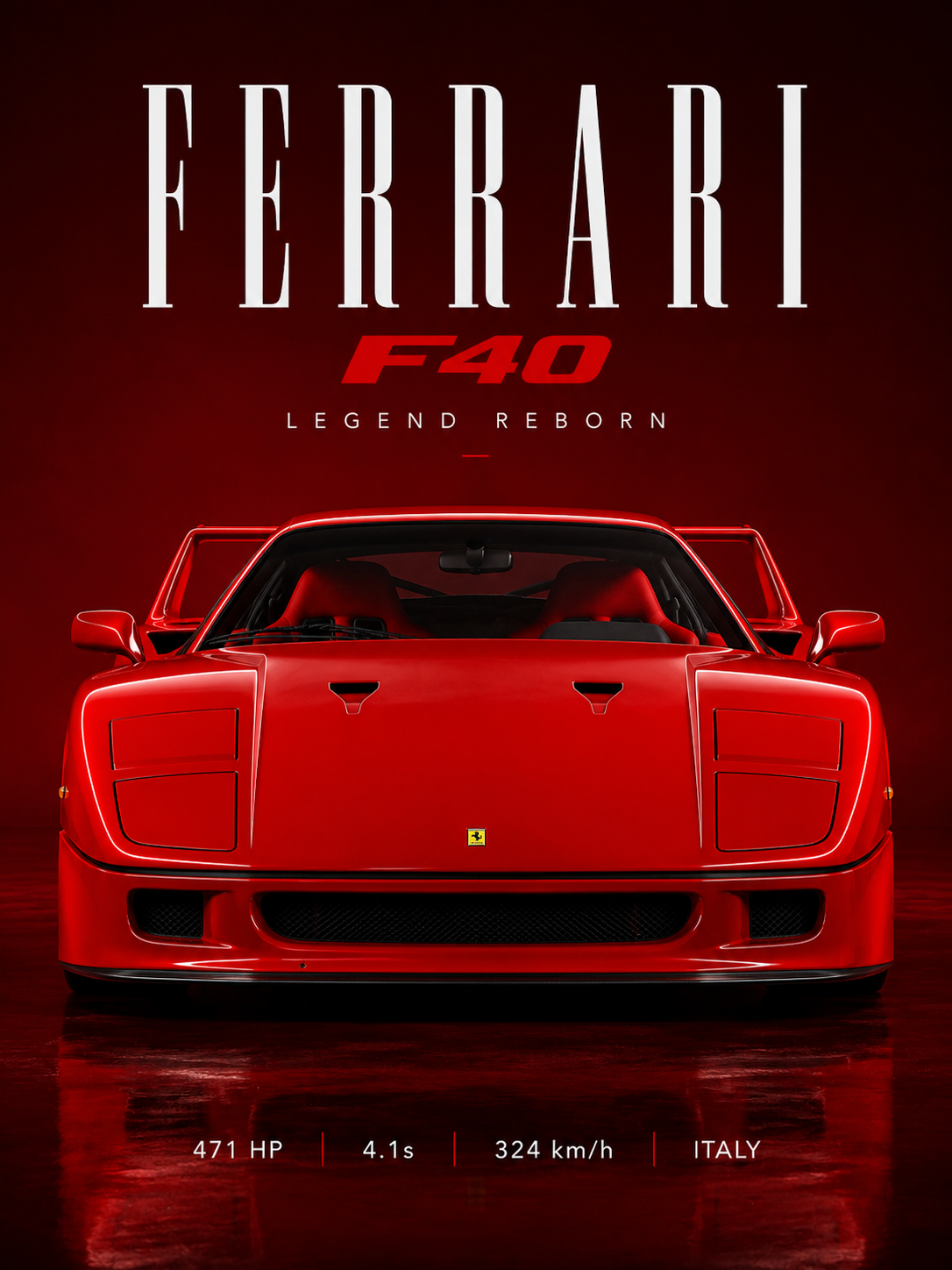 Ferrari F40 Legend Reborn