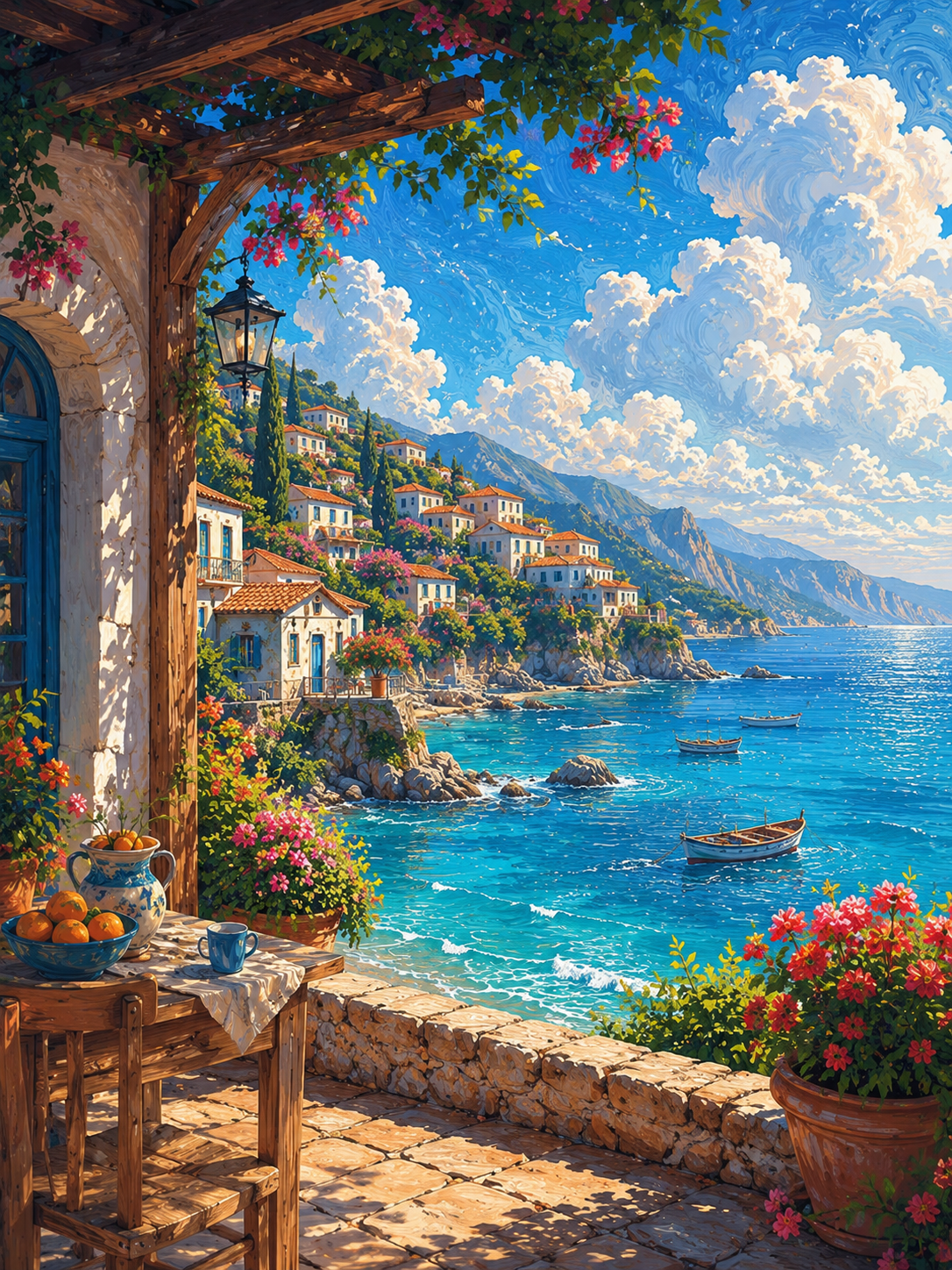 Amalfi Summer: Coastal View