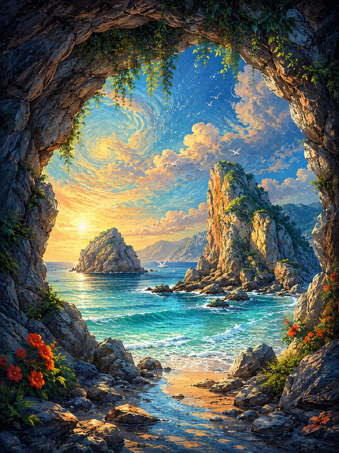 Secret Grotto: Coastal Cave