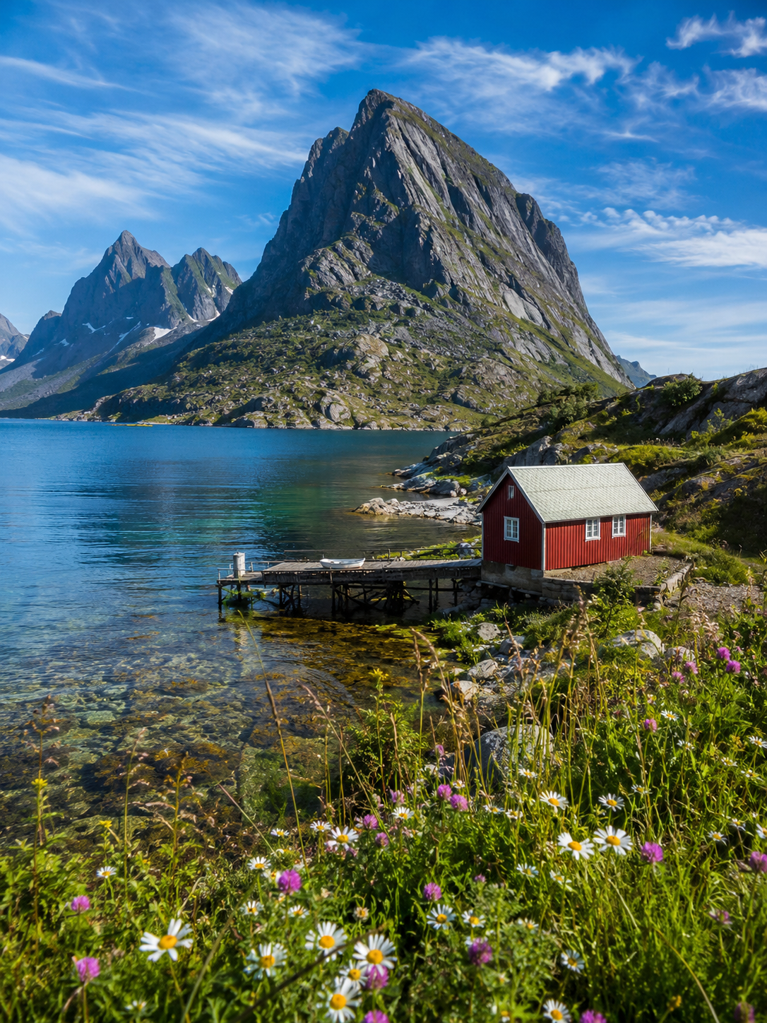 Nordic Summer: Lofoten Cabin