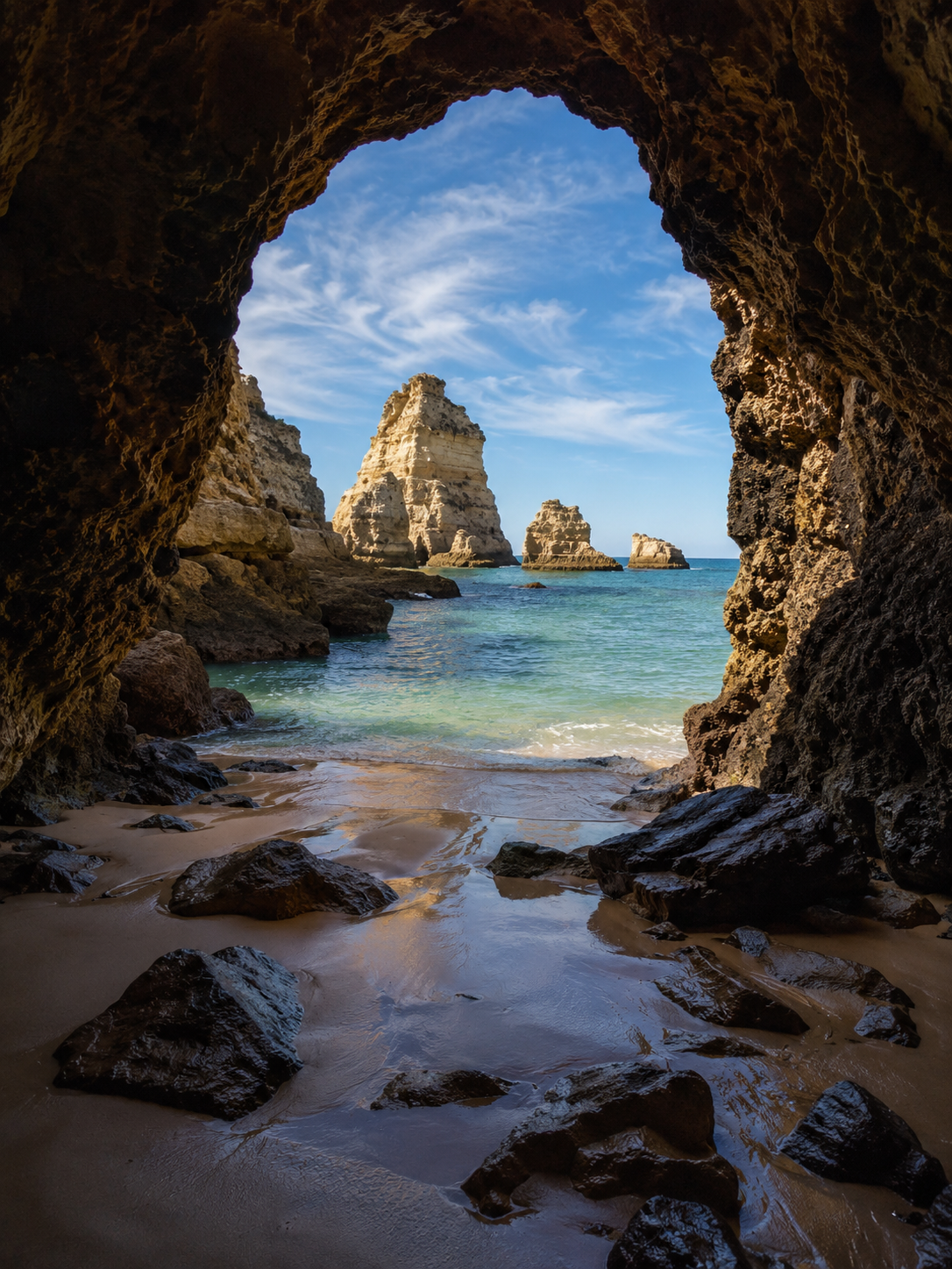 Secret Cave View: Coastal Arch