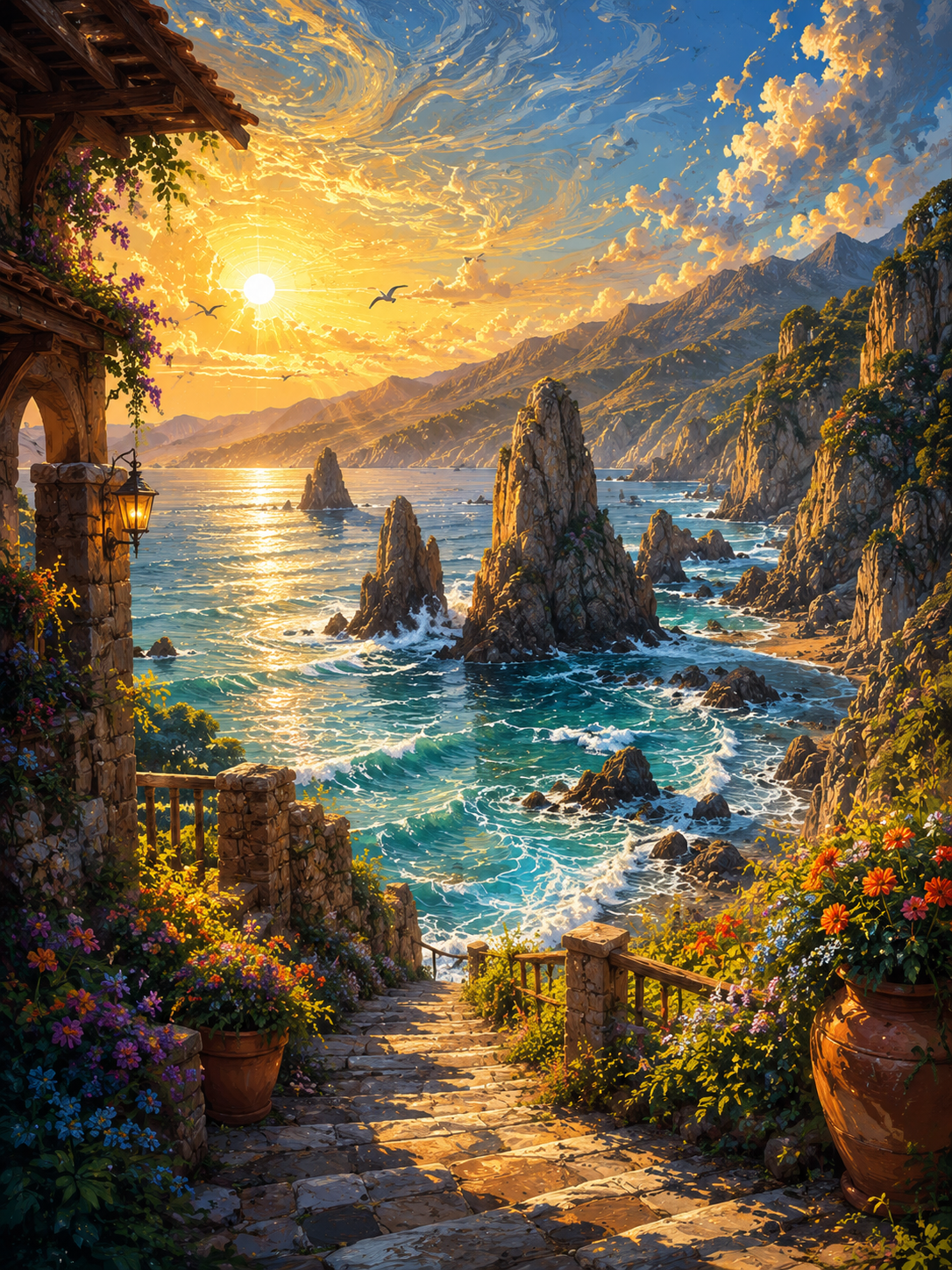 Golden Hour: Coastal Sunset