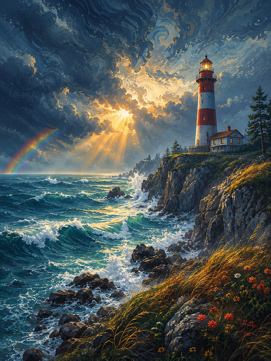 Beacon of Hope: Coastal Lighthouse