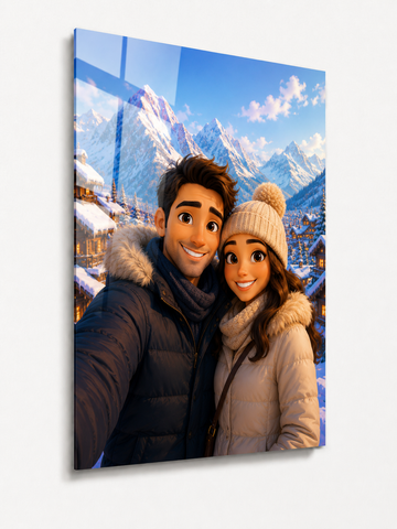 Custom Winter Couple Portrait