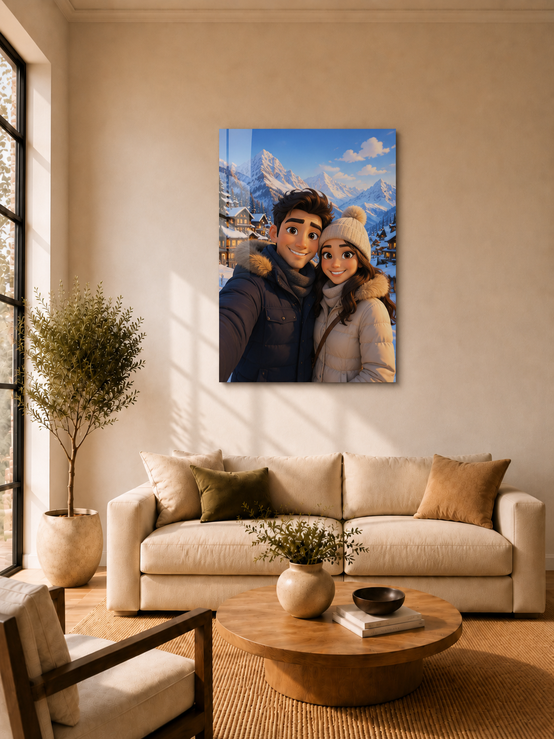 Custom Winter Couple Portrait