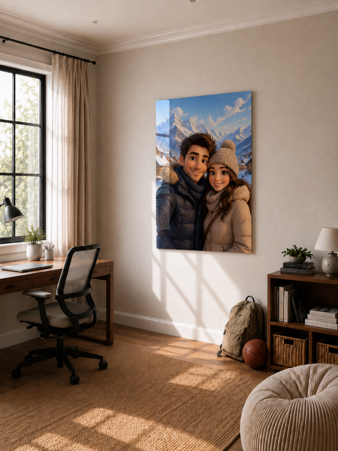 Custom Winter Couple Portrait