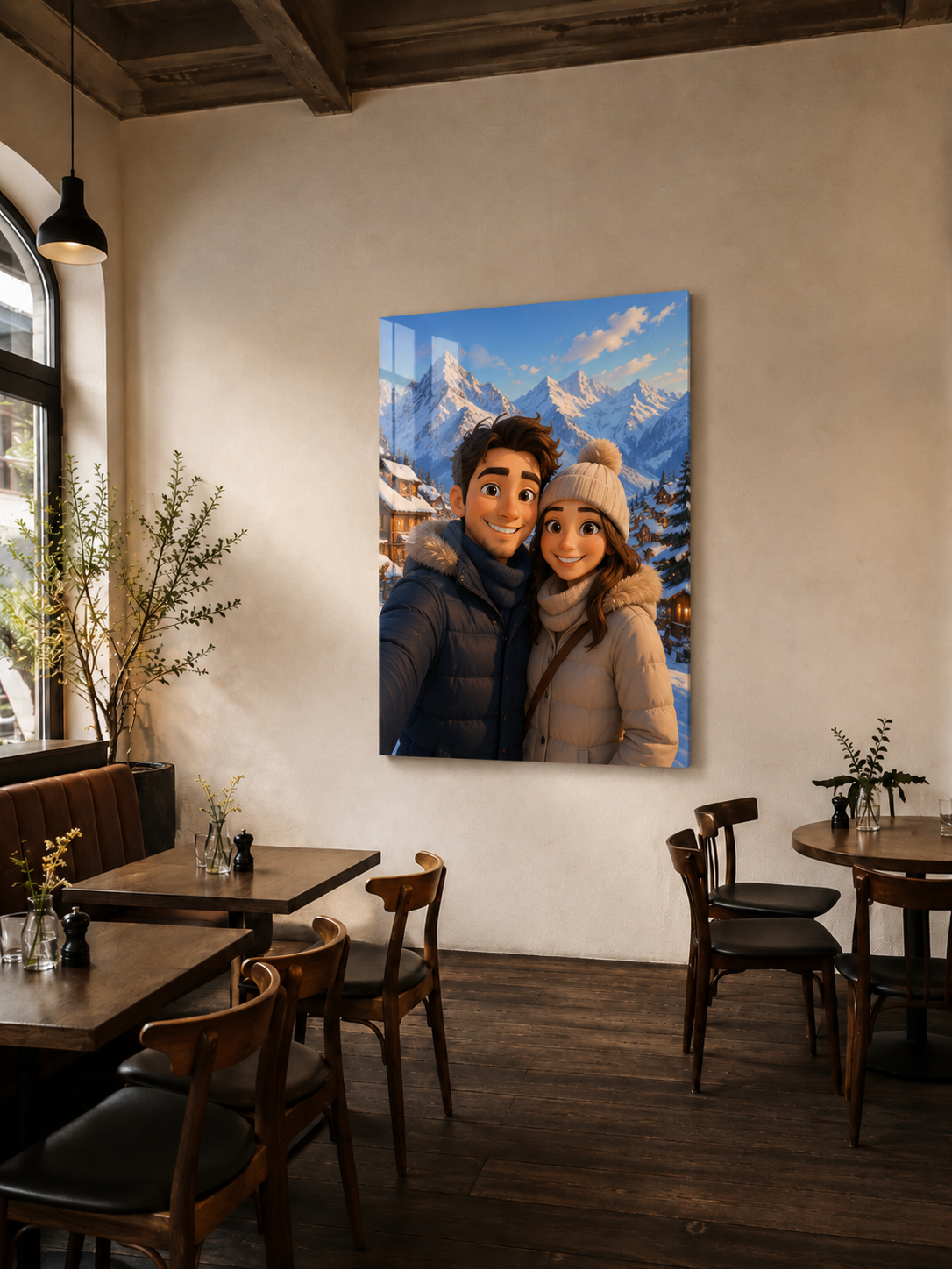 Custom Winter Couple Portrait
