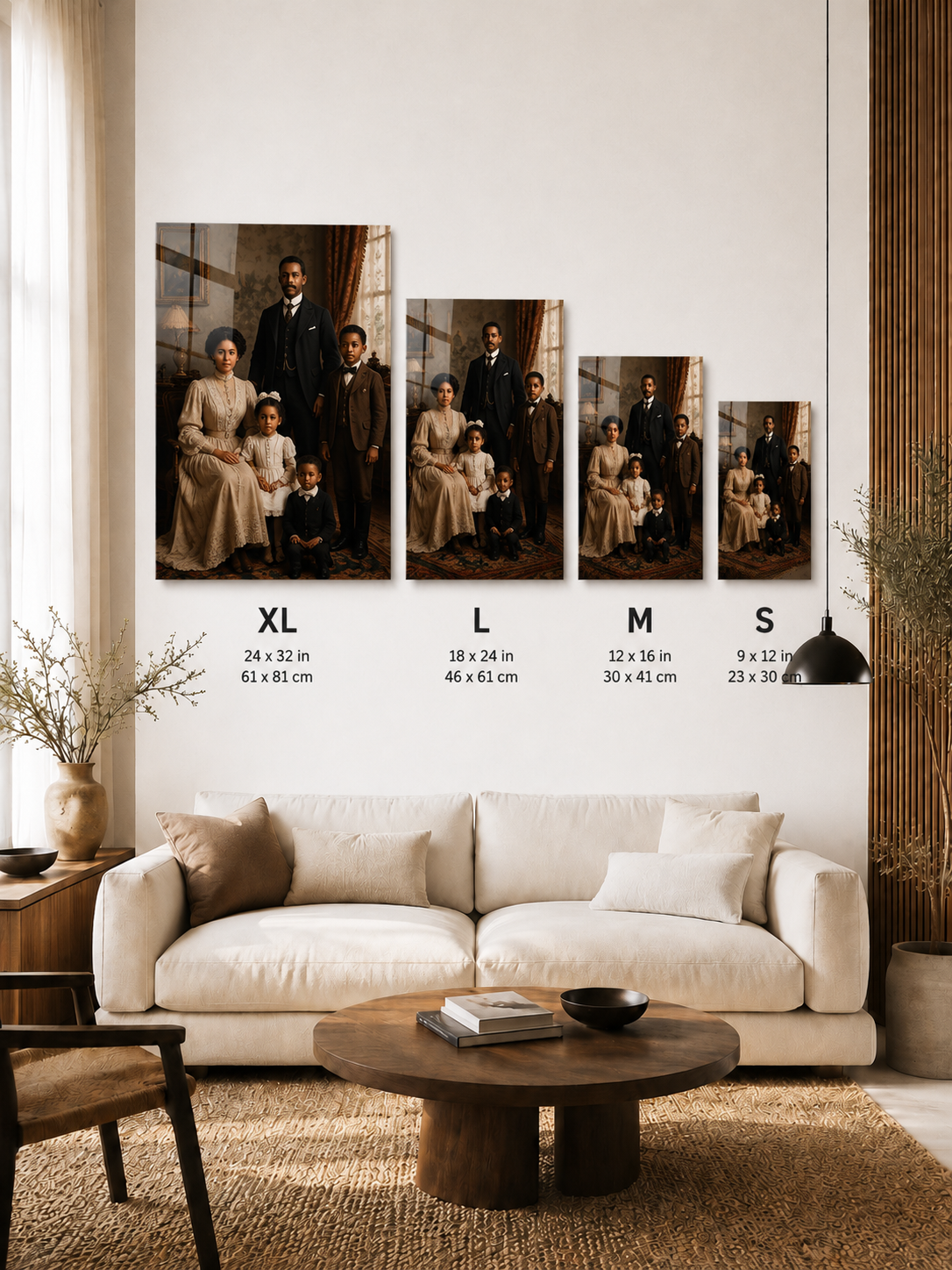 Custom Victorian Family Portrait