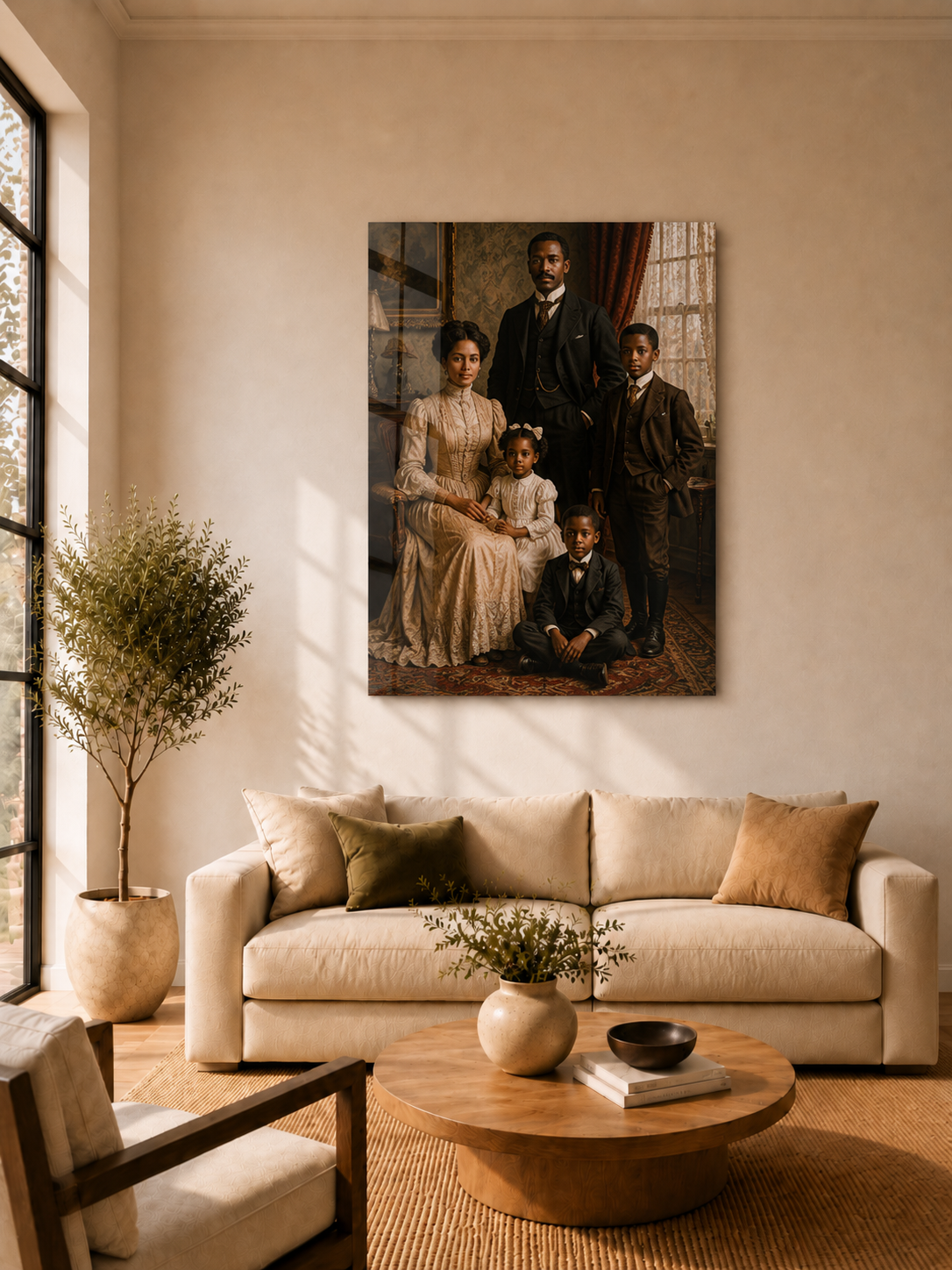 Custom Victorian Family Portrait