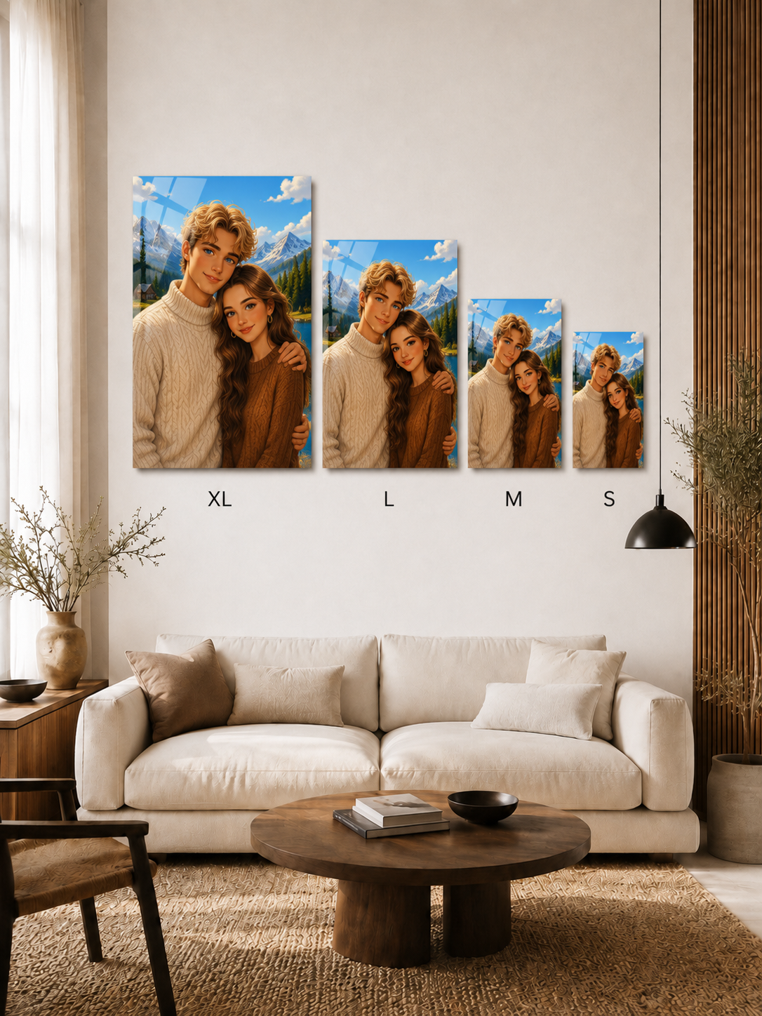 Custom Anime Couple Portrait