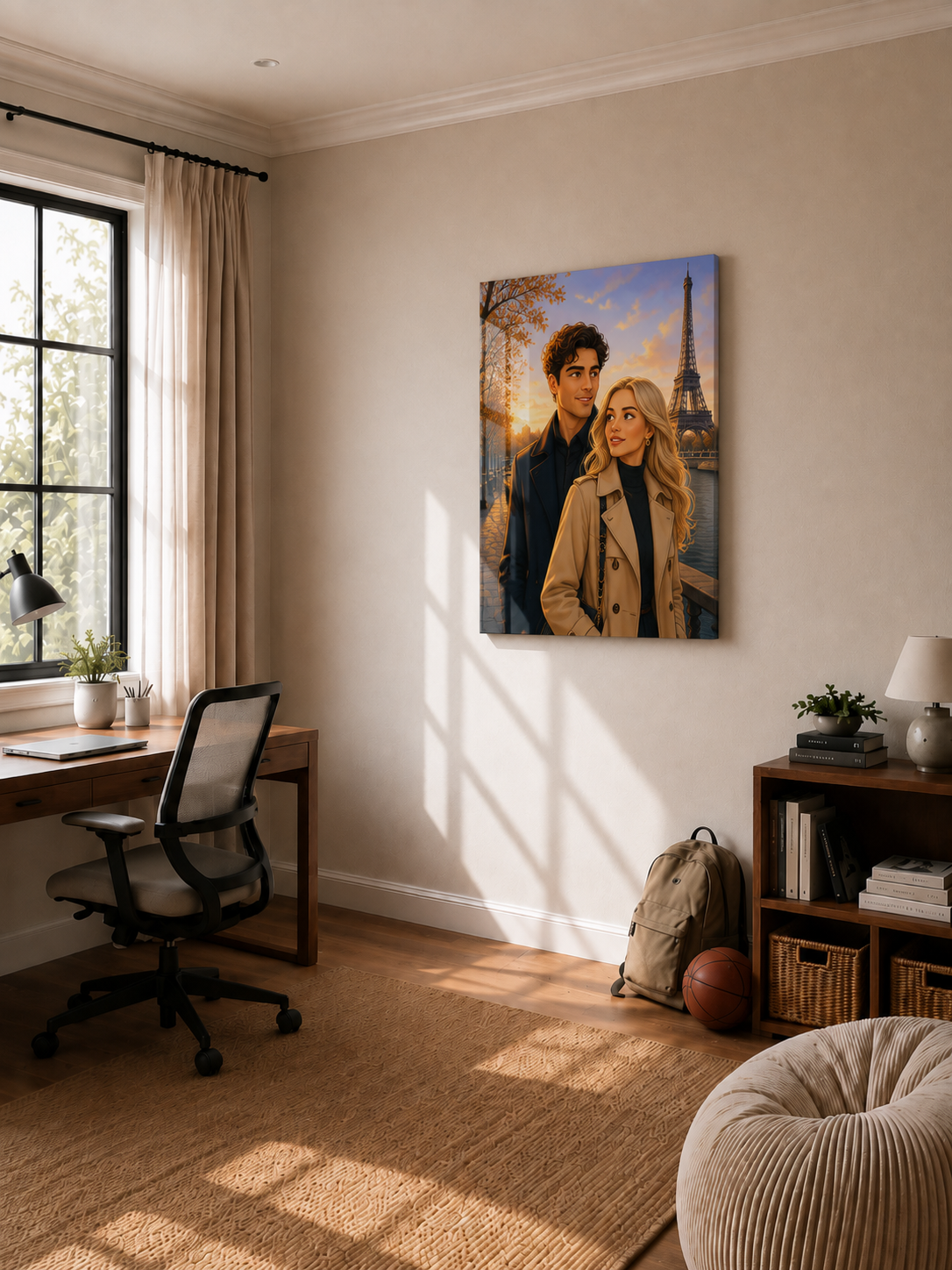 Custom Paris Couple Portrait