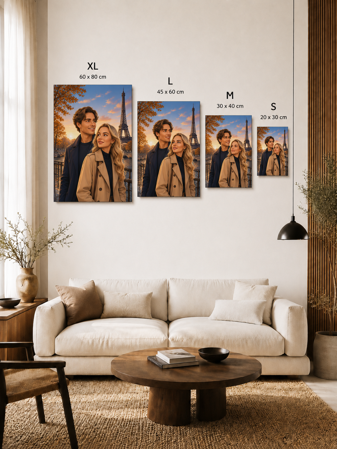 Custom Paris Couple Portrait