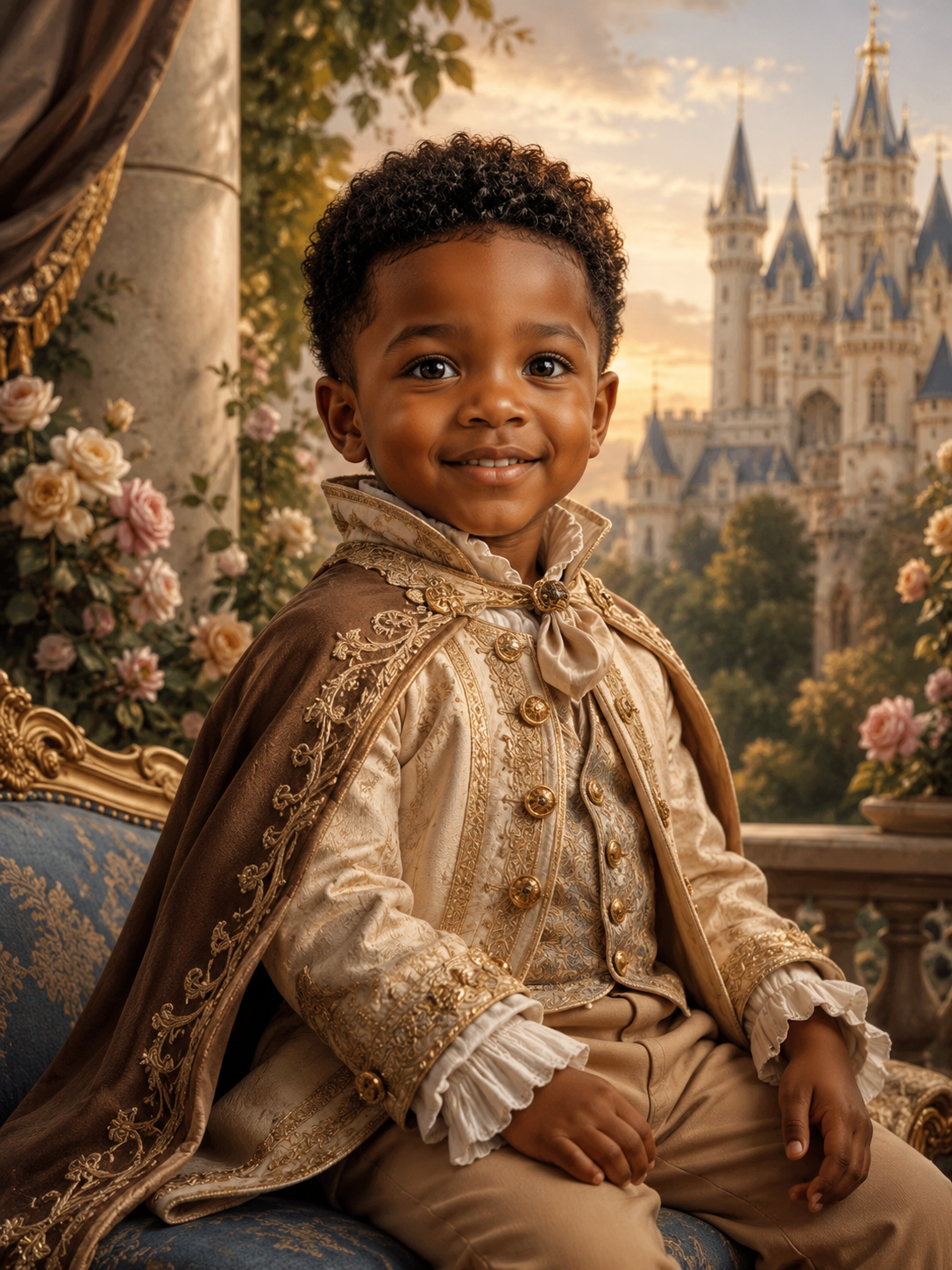 Custom Royal Prince Kids Portrait