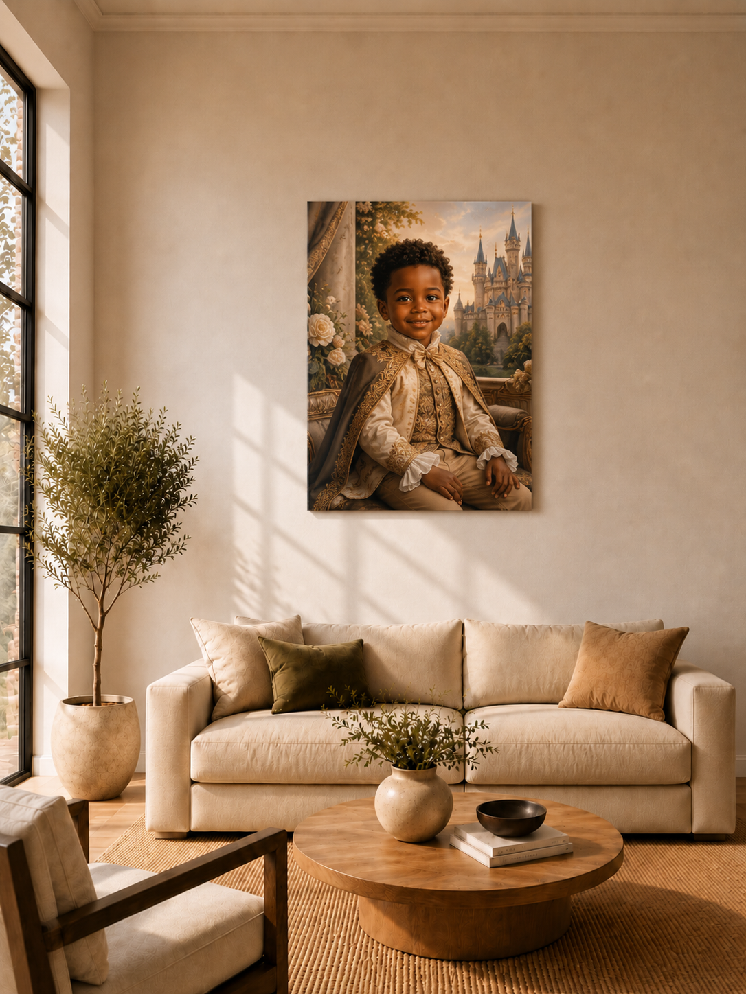 Custom Royal Prince Kids Portrait