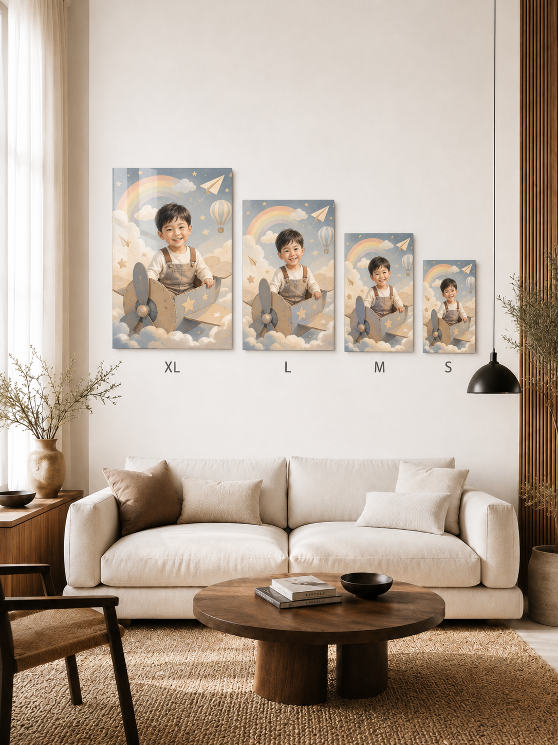 Custom Airplane Kids Portrait