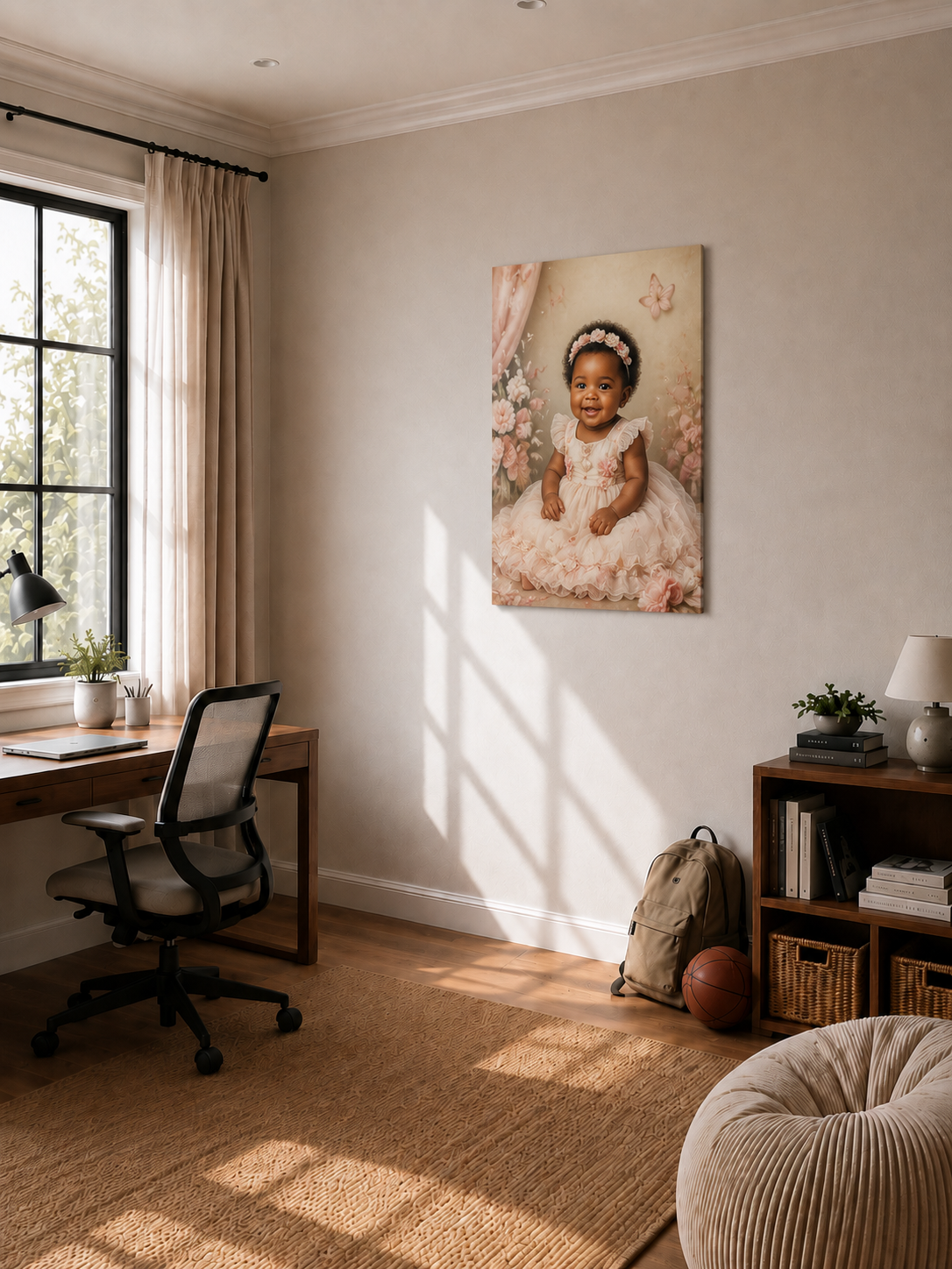 Custom Vintage Baby Portrait