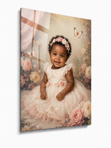 Custom Vintage Baby Portrait