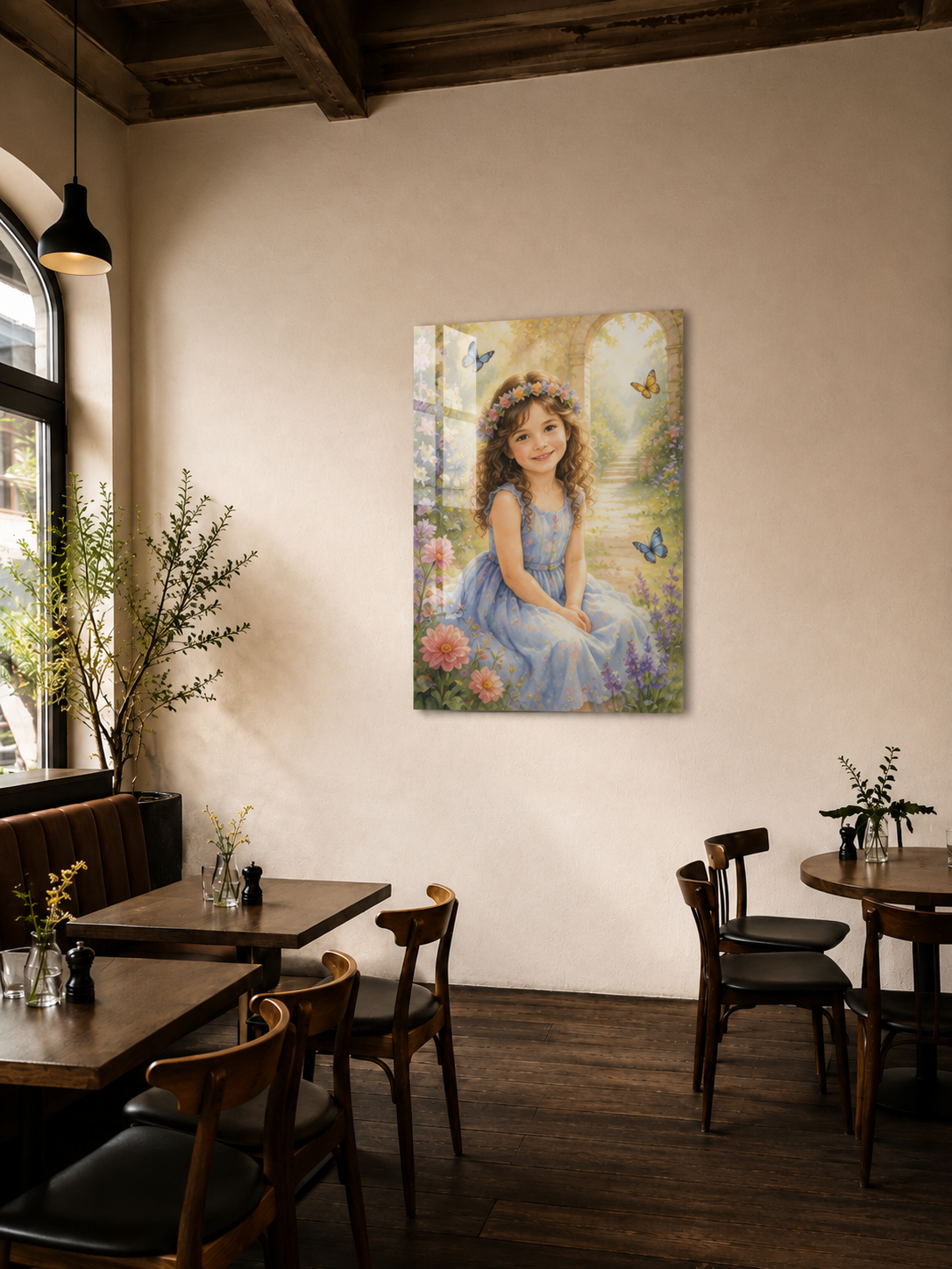 Custom Secret Garden Kids Portrait