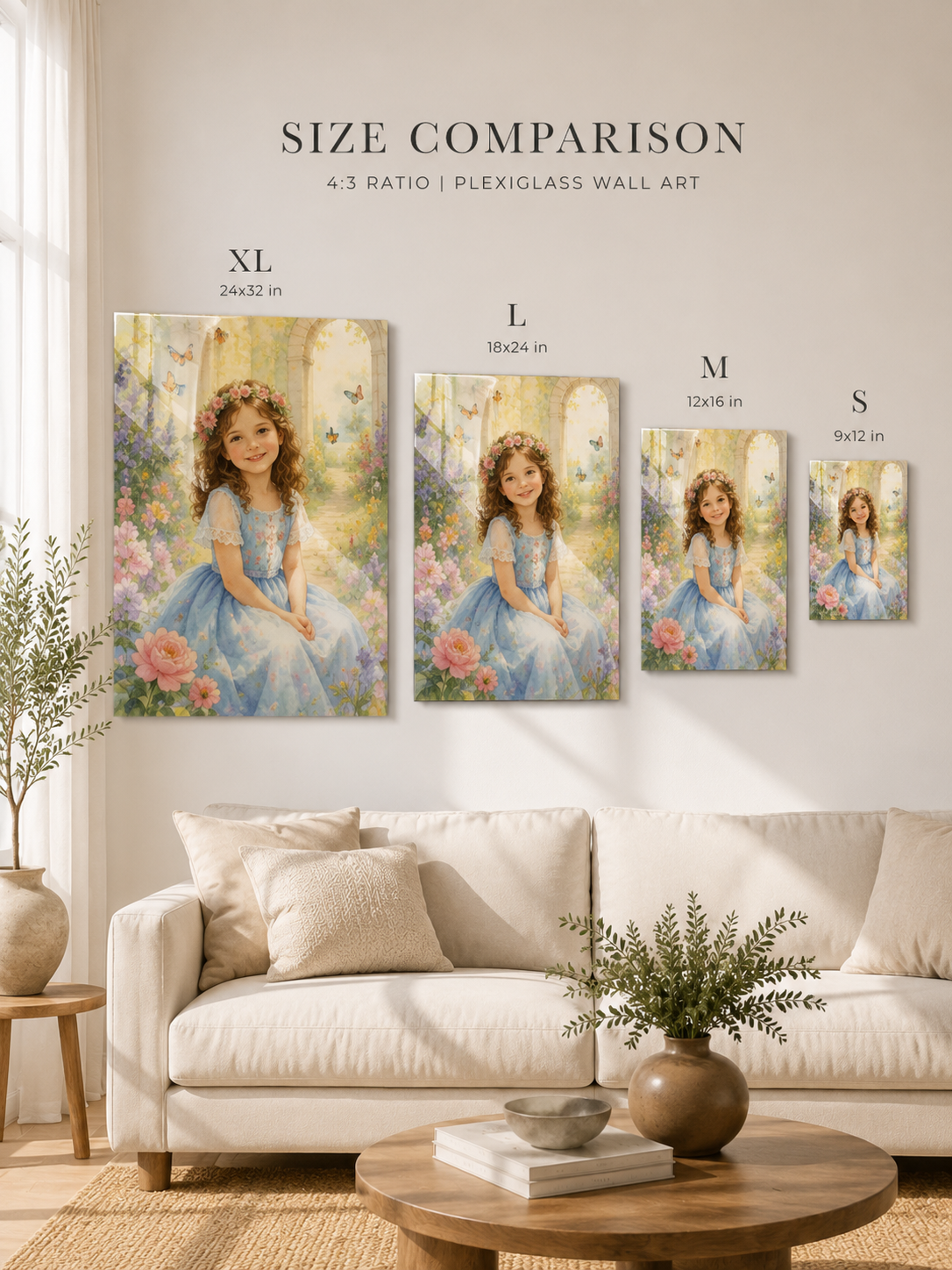 Custom Secret Garden Kids Portrait